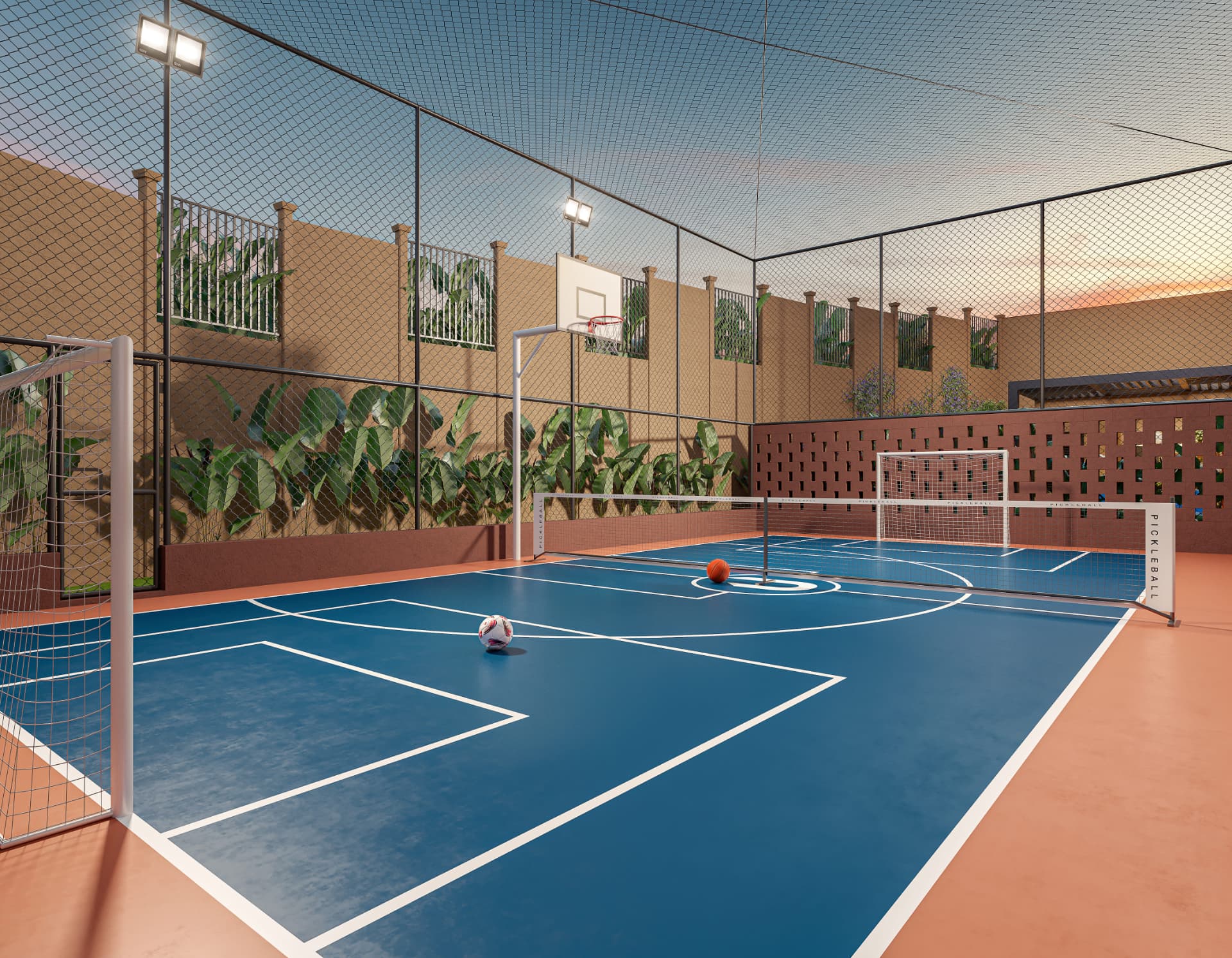 Quadra recreativa