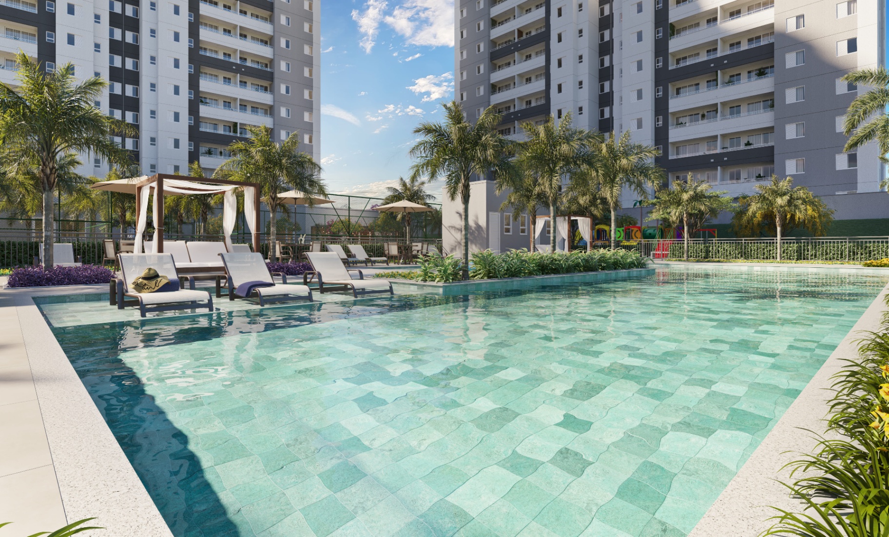 Piscinas e Solarium